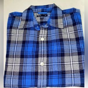Gap Boy’s Plaid Flannel Shirt Size Large/Button Down